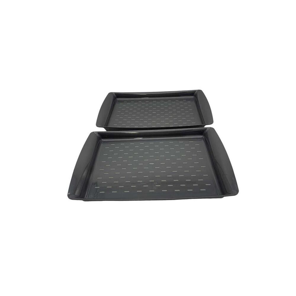 Prepology 2-Pack Non-Slip Serving Trays